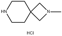 2-Methyl-2,7-diazaspiro[3.5]nonane hydrochloride Struktur