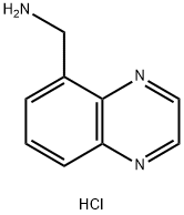 Quinoxalin-5-ylmethanamine hydrochloride Struktur