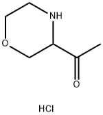 Ethanone, 1-(3-morpholinyl)-, hydrochloride Struktur