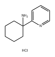 Cyclohexanamine, 1-(2-pyridinyl)-, hydrochloride (1:1) Struktur