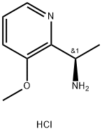 (R)-1-(3-Methoxypyridin-2-yl)ethanamine hydrochloride Struktur