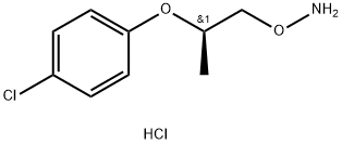 (R)-O-(2-(4-Chlorophenoxy)propyl)hydroxylamine hydrochloride Struktur