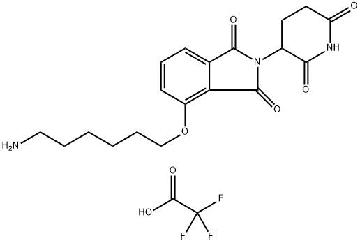 Thalidomide-O-C6-NH2 TFA Struktur