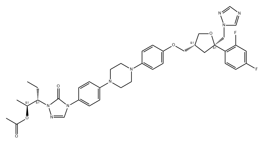 Posaconazole Impurity 57 Struktur