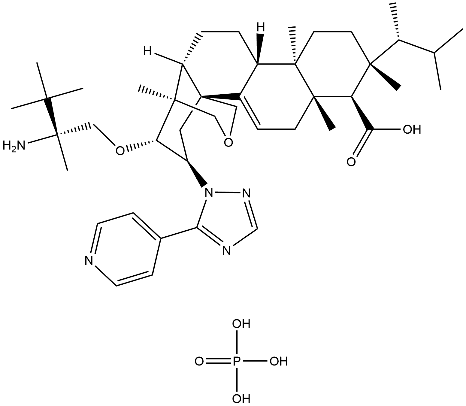 SCY-078 phosphate Struktur