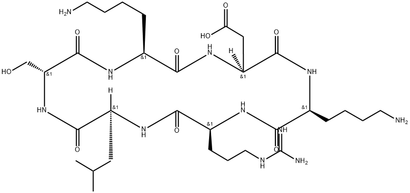 cyclo-RLsKDK) Structure