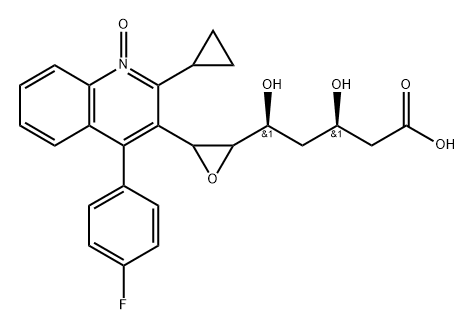 Pitavastatin Impurity 24 Sodium Salt Struktur