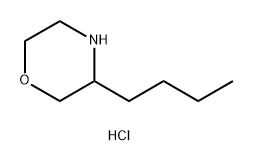 Morpholine, 3-butyl-, hydrochloride Struktur