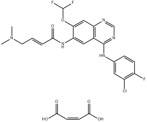 Mefatinib Maleate Struktur