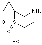 [1-(ethanesulfonyl)cyclopropyl]methanamine hydrochloride Struktur