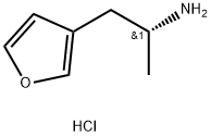 (R)-1-(furan-3-yl)propan-2-amine hydrochloride Struktur