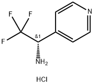 4-Pyridinemethanamine, α-(trifluoromethyl)-, hydrochloride (1:1), (αS)- Struktur