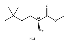 D-Norleucine, 5,5-dimethyl-, methyl ester, hydrochloride (9CI) Struktur