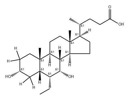 Obeticholic Acid-[d4] Struktur