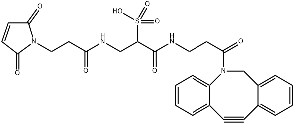 Sulfo DBCO-Maleimide Struktur