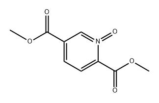 1-oxy-pyridine-2,5-dicarboxylic acid dimethyl ester Struktur