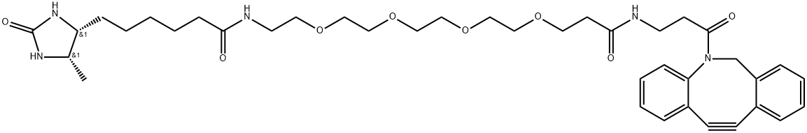 Desthiobiotin-PEG4-DBCO Struktur