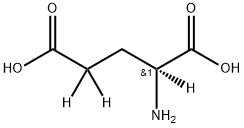 DL-Glutamic-2,4,4-d3 Acid Struktur