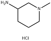 3-Piperidinamine, 1-methyl-, hydrochloride (1:1) Struktur