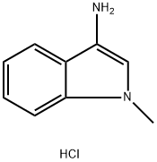 1-Methyl-1H-indol-3-amine hydrochloride Struktur