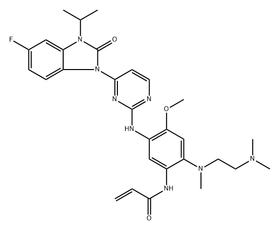 Mutated EGFR-IN-2 (compound 91) Struktur