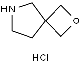 2-Oxa-6-azaspiro[3.4]octane, hydrochloride (1:1) Struktur