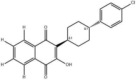 Atovaquone D4 Struktur