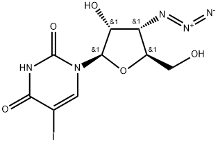 3'-Azido-3'-deoxy-5'-iodouridine Struktur