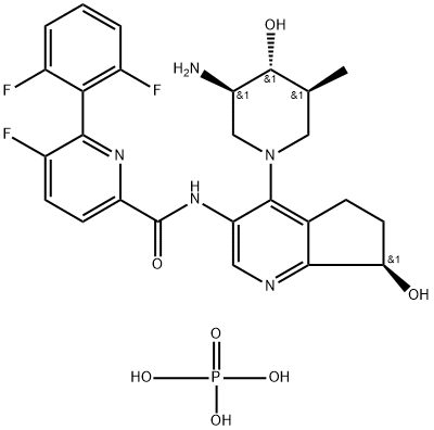 PIM inhibitor 1 (phosphate) Struktur