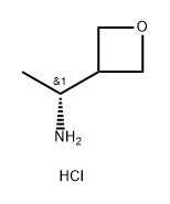 3-Oxetanemethanamine, α-methyl-, hydrochloride (1:1), (αR)- Struktur