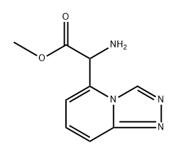 methyl 2-amino-2-{[1,2,4]triazolo[4,3-a]pyridin-5-yl}acetate Struktur