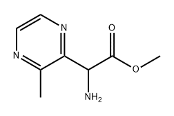 methyl 2-amino-2-(3-methylpyrazin-2-yl)acetate Struktur