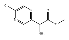 methyl 2-amino-2-(5-chloropyrazin-2-yl)acetate Struktur