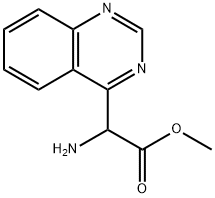 methyl 2-amino-2-(quinazolin-4-yl)acetate Struktur