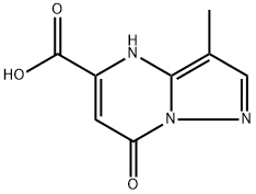 3-methyl-7-oxo-4H,7H-pyrazolo[1,5-a]pyrimidine-5-carboxylic acid Struktur