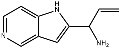 1-(1H-pyrrolo[3,2-c]pyridin-2-yl)prop-2-en-1-amine Struktur