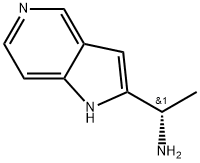 1H-Pyrrolo[3,2-c]pyridine-2-methanamine, α-methyl-, (αS)- Struktur