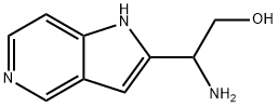 2-amino-2-(1H-pyrrolo[3,2-c]pyridin-2-yl)ethan-1-ol Struktur