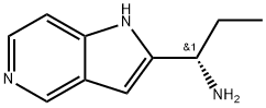 (S)-1-(1H-pyrrolo[3,2-c]pyridin-2-yl)propan-1-amine Struktur