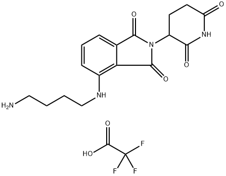 Thalidomide-NH-C4-NH2 TFA Struktur