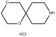 1,4-dioxa-9-azaspiro[5.5]undecane hydrochloride Struktur