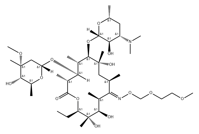 Roxithromycin-d7 Solution in Acetonitrile, 100μg/mL Struktur