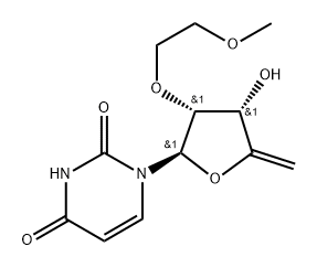 4',5'-Didehydro-2'-O-(2-methoxyethyl)uridine Struktur