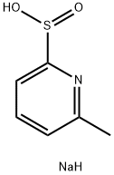 2-Pyridinesulfinic acid, 6-methyl-, sodium salt (1:1) Struktur