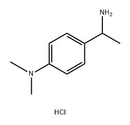 4-(1-AMINOETHYL)-N,N-DIMETHYLANILINE DIHYDROCHLORIDE Struktur