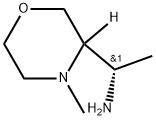 3-Morpholinemethanamine, α,4-dimethyl-, (αS)- Struktur