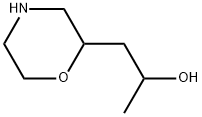 2-Morpholineethanol, α-methyl- Struktur