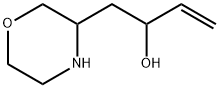 3-Morpholineethanol, α-ethenyl- Struktur