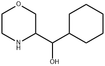 3-Morpholinemethanol, α-cyclohexyl- Struktur