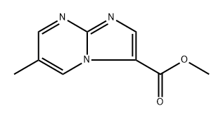 methyl 6-methylimidazo[1,2-a]pyrimidine-3-carboxylate Struktur